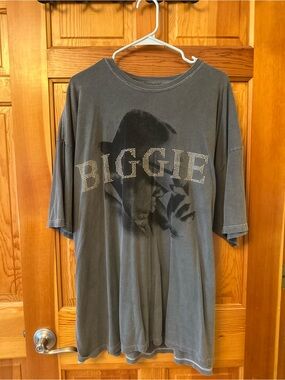 Urban Outfitters Gray "Biggie" Graphic Tee